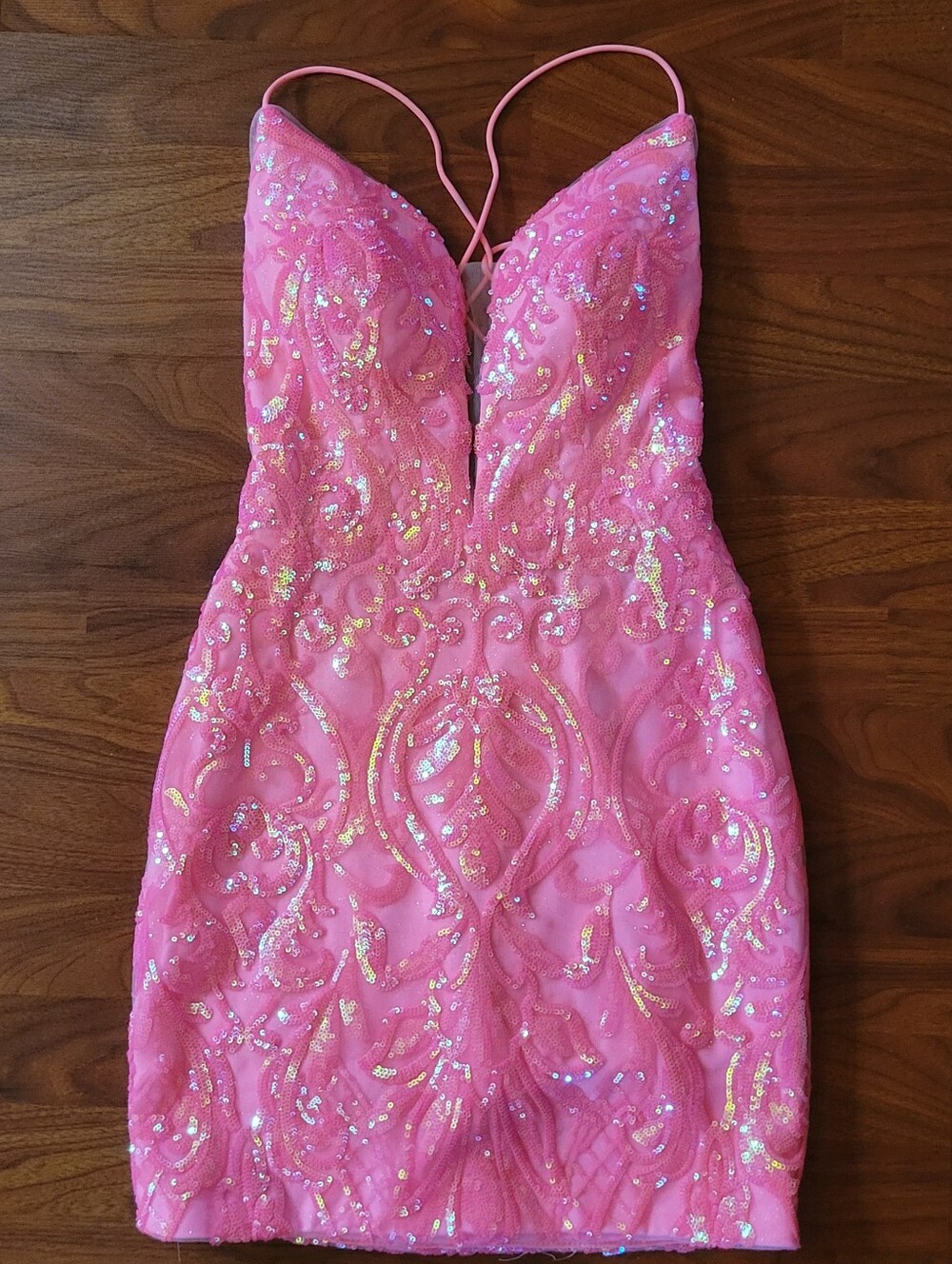Homecoming Dress Hot Pink